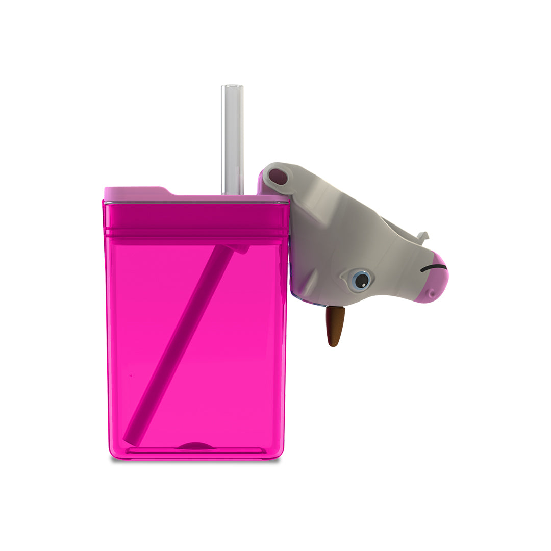 Drink-In-The-Box 8oz Funtops: Pink Unicorn