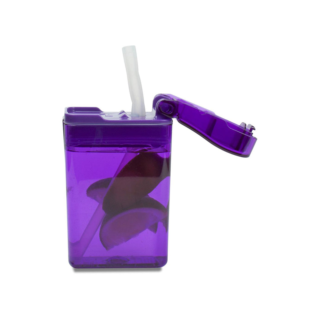 Drink-in-the-Box 8oz Reusable Drink Box (V3): Purple