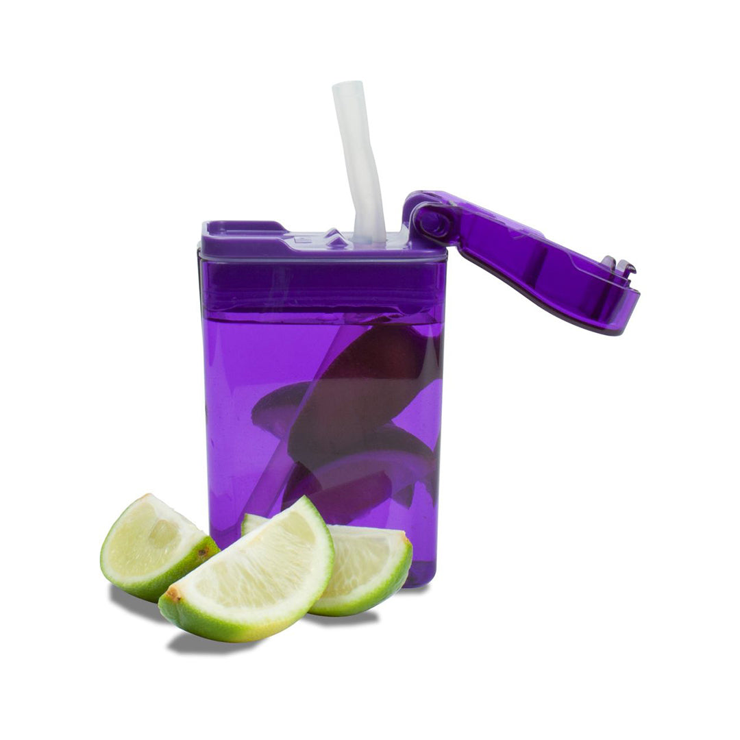 Drink-in-the-Box 8oz Reusable Drink Box (V3): Purple