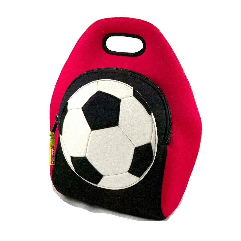 Dabbawalla Machine Washable Insulated Lunch Bag: Game On! Soccer Ball