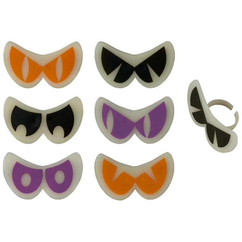 Decopac Glow-in-the-Dark Eyes (Rings, 6Pk)