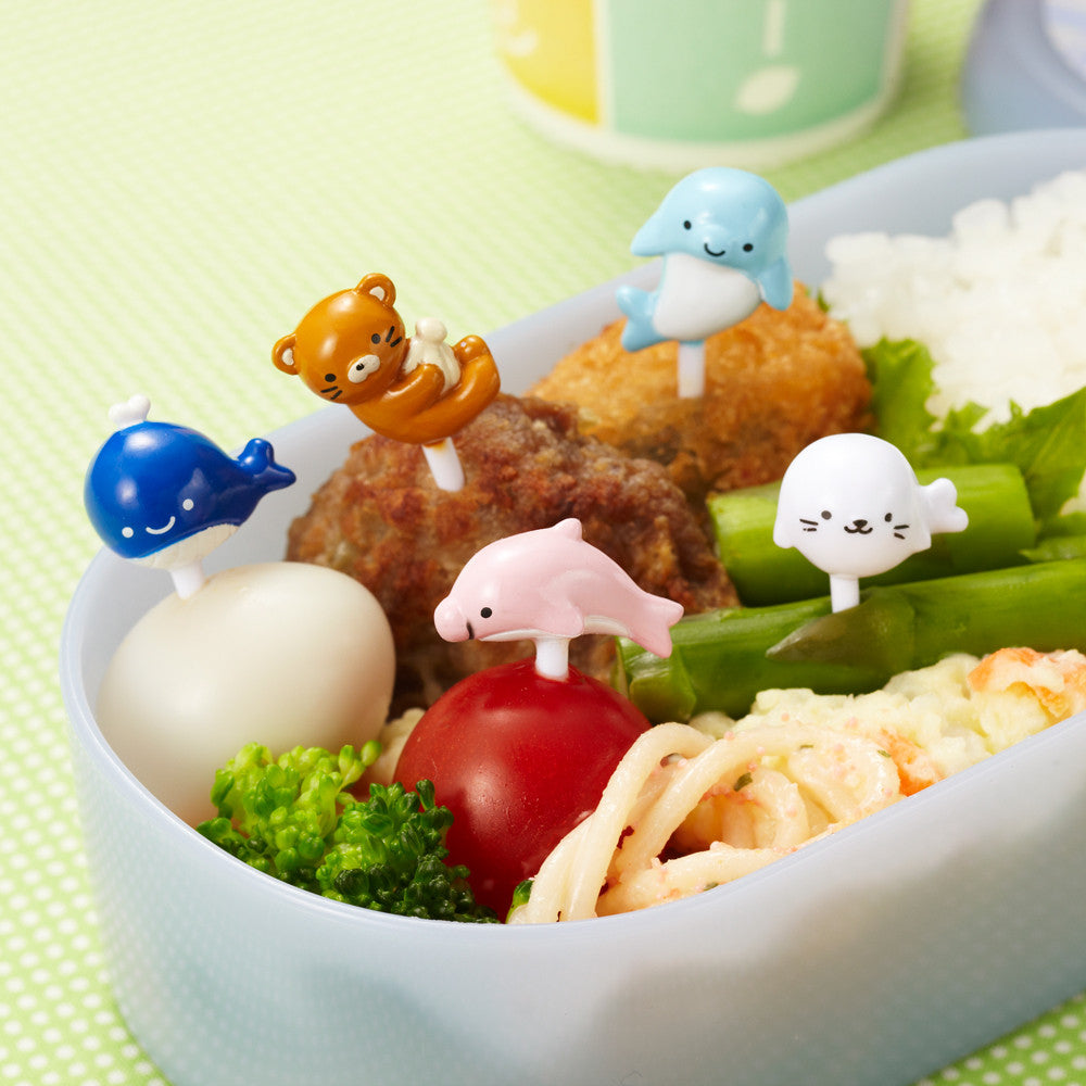 Dolphin & Sea Friends Food Picks for Bento Boxes_CuteKidStuff.com