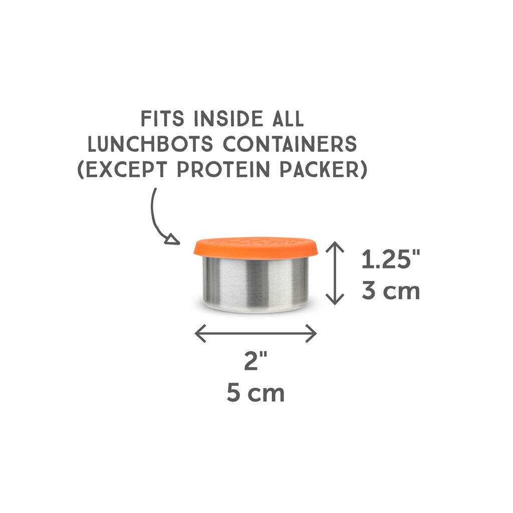 LunchBots 1.5oz Dips (3-Pack): Orange