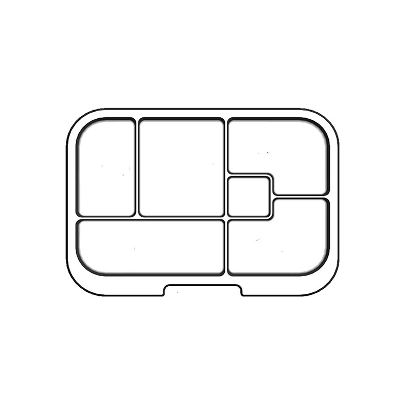 MunchBox Extra Tray: Maxi6, Clear