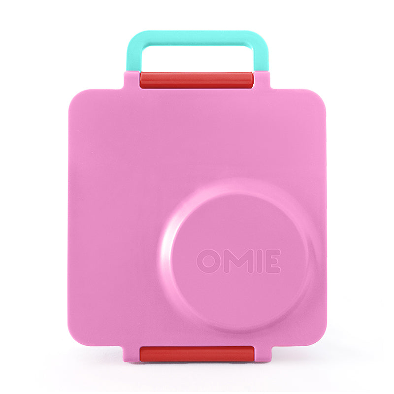 OmieLIfe OmieBox Hot & Cold Insulated Bento Lunch Box (V2) - Pink Berry