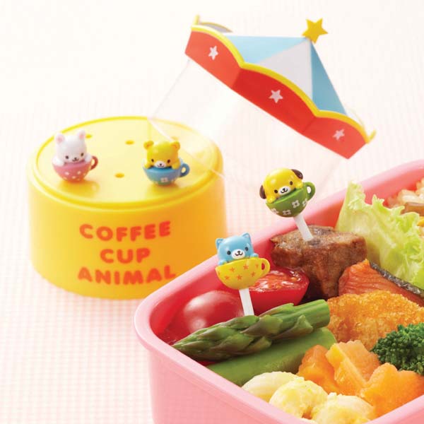 Torune Animal Coffee Cup Picks &amp; Picks Case