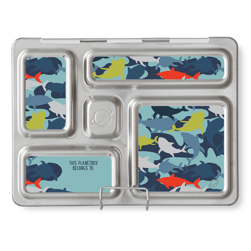 Magnet Set for PlanetBox Rover: Camo Sharks