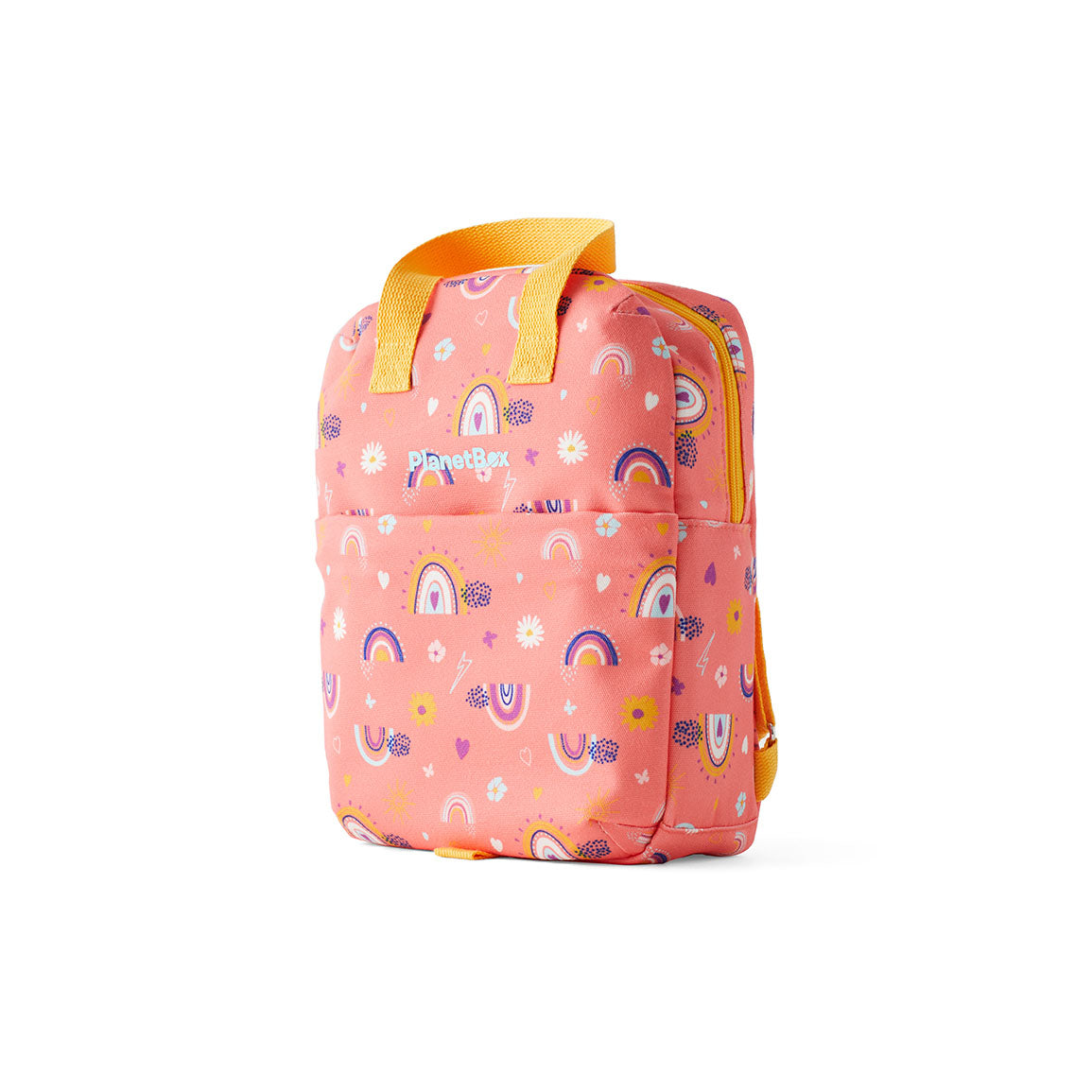 Lunch Tote Bag Peach Rainbow