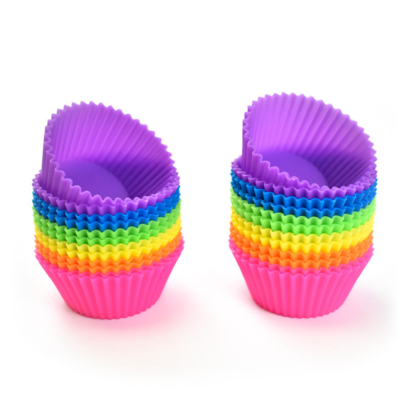 Silicone Baking/Cupcake Liners for Bento Boxes: 24-Pack