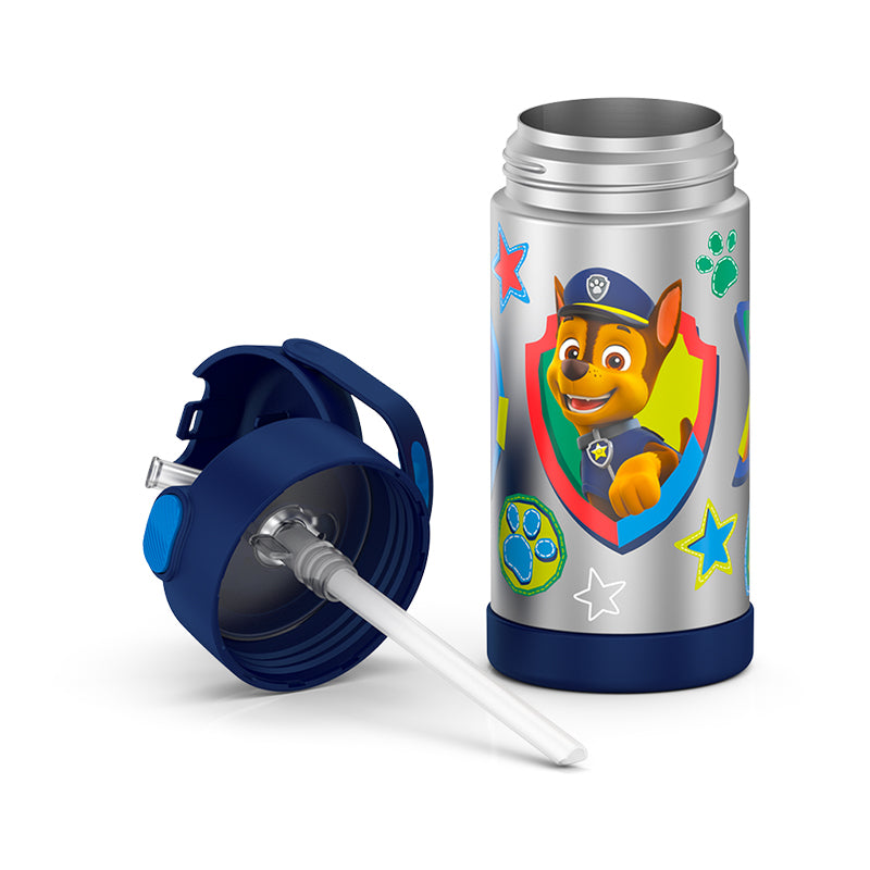 Thermos 12oz Funtainer with Straw: Paw Patrol Chase