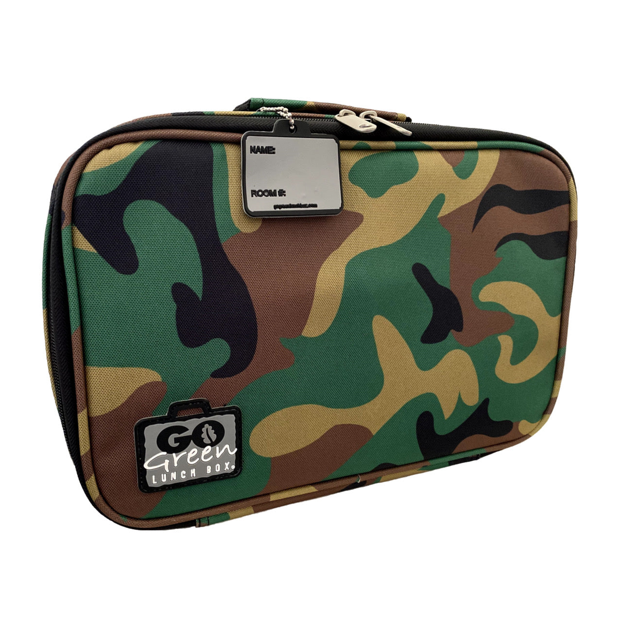 Go Green Insulated Carrying Case: Green Camo