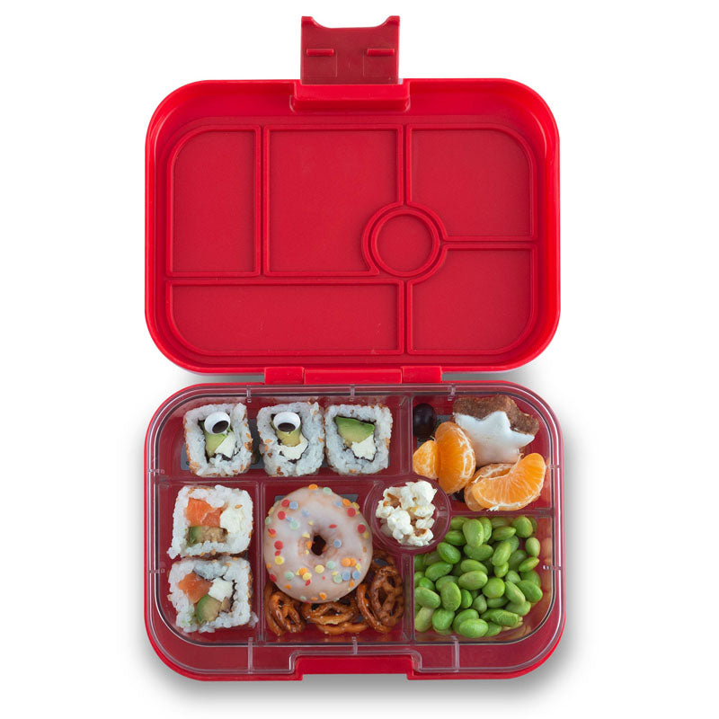 Yumbox Original: Wow Red (Rocket Tray, 6 Compartments)