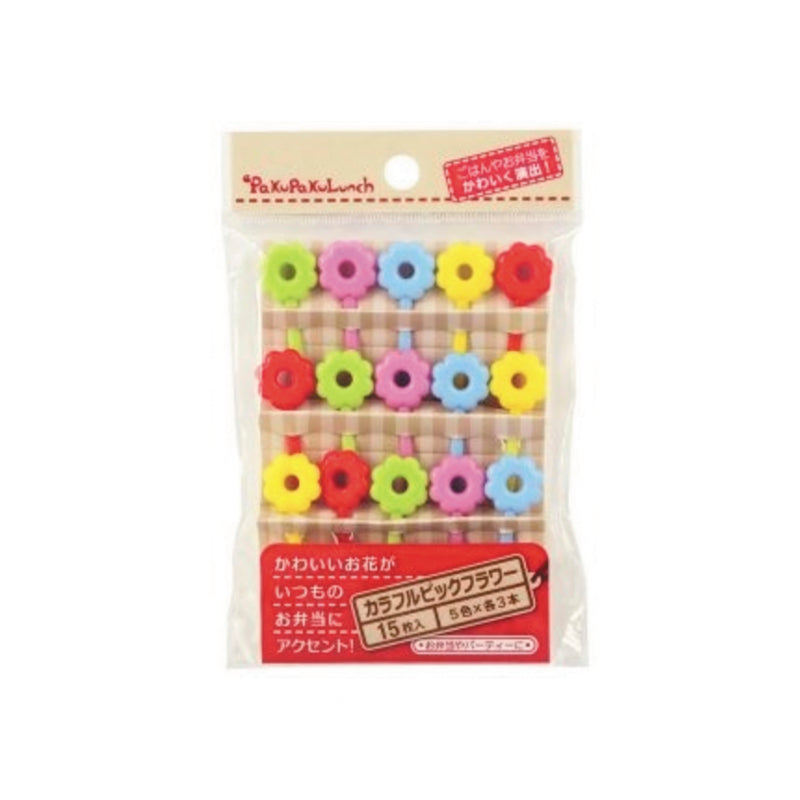 Yamani Bussan Colourful Flower Food Picks