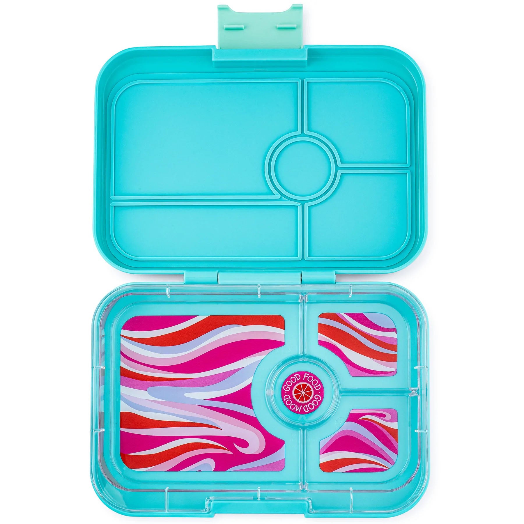 Yumbox Tapas: Antibes Blue (Groovy Tray, 4 Compartments)