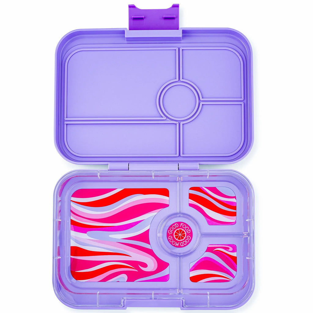 Yumbox Tapas Ibiza Purple Groovy Tray 4 Compartments