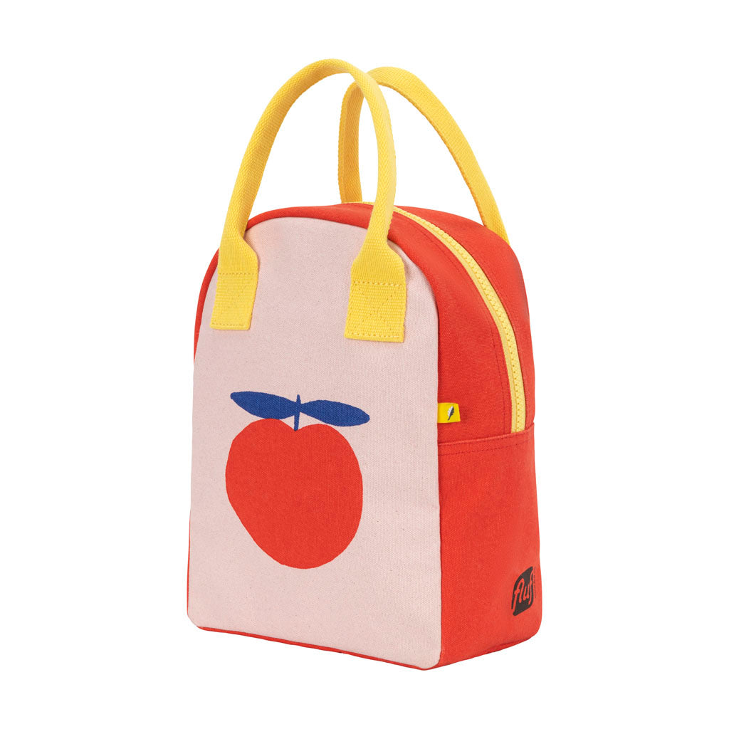 Fluf Zipper Lunch Bag: Apple