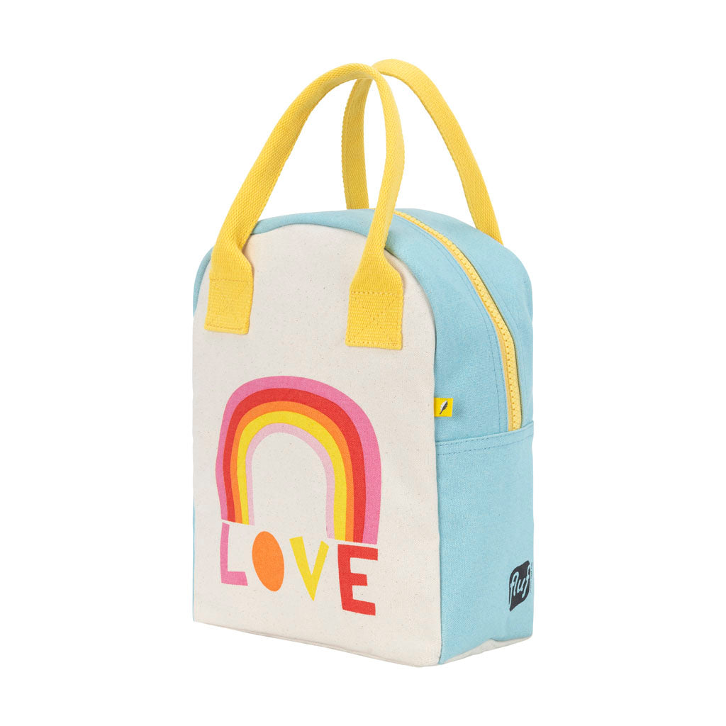 Fluf Zipper Lunch Bag: Love
