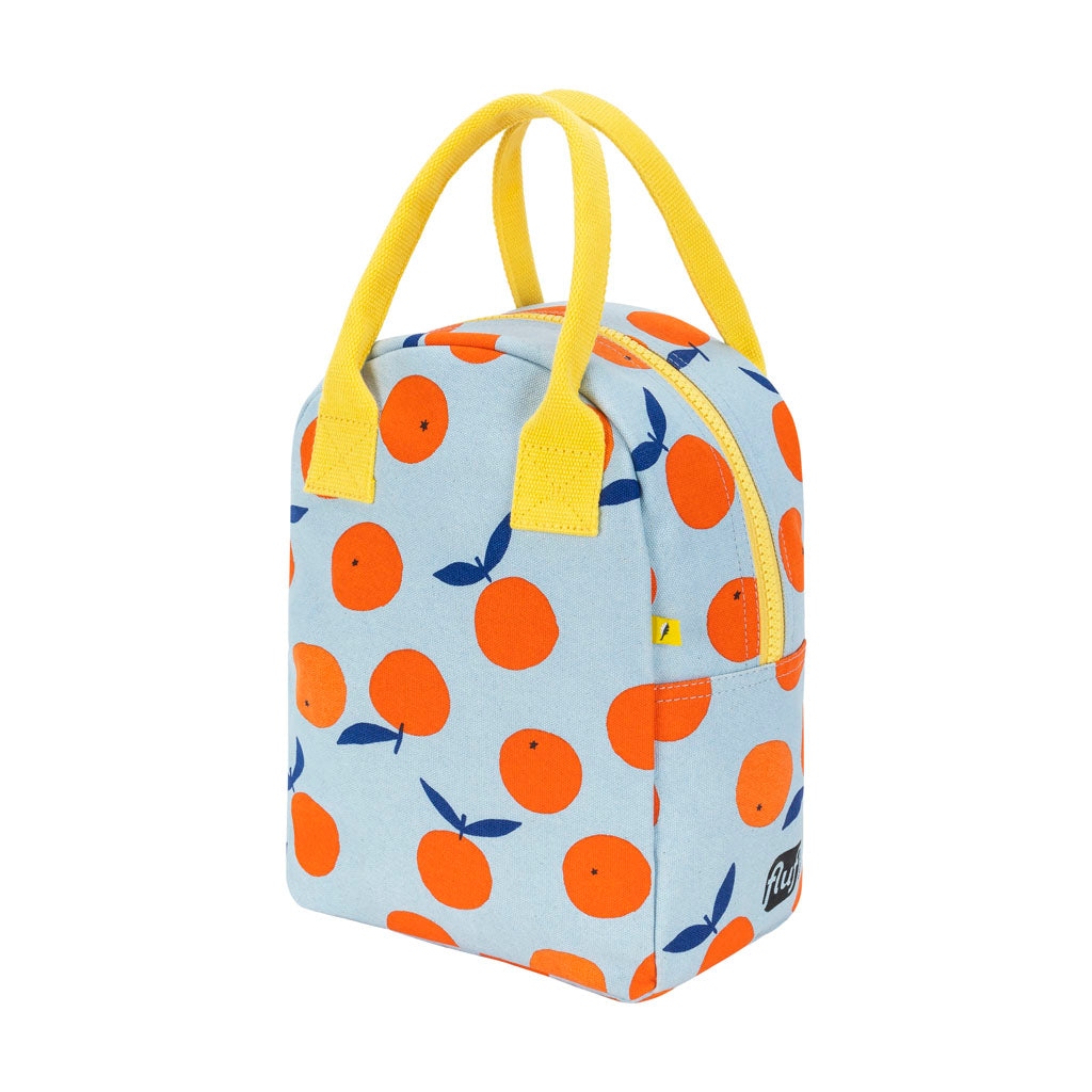 Fluf Zipper Lunch Bag: Oranges