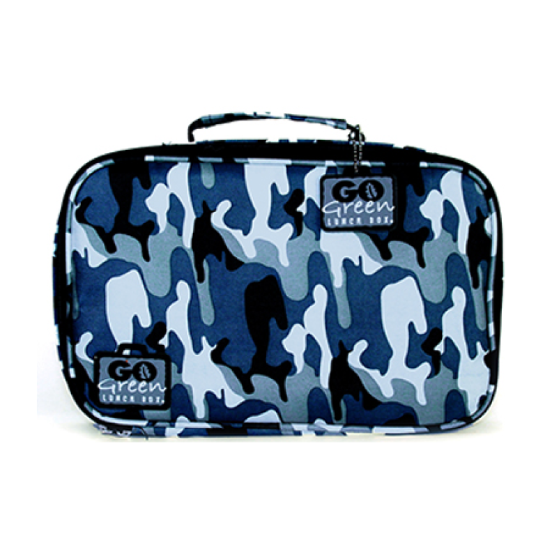 Go Green Insulated Carrying Case: Blue Camo