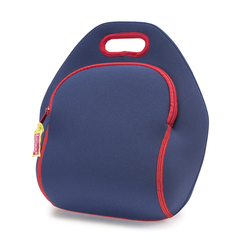 Dabbawalla Machine Washable Insulated Lunch Bag: Colour Block (Navy)