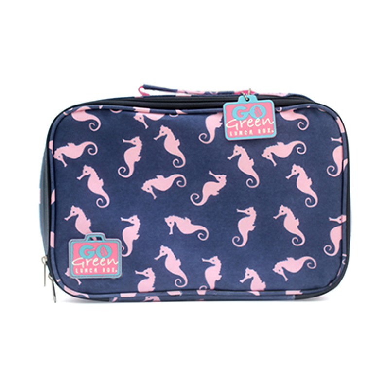 Go Green Insulated Carrying Case: Seahorse