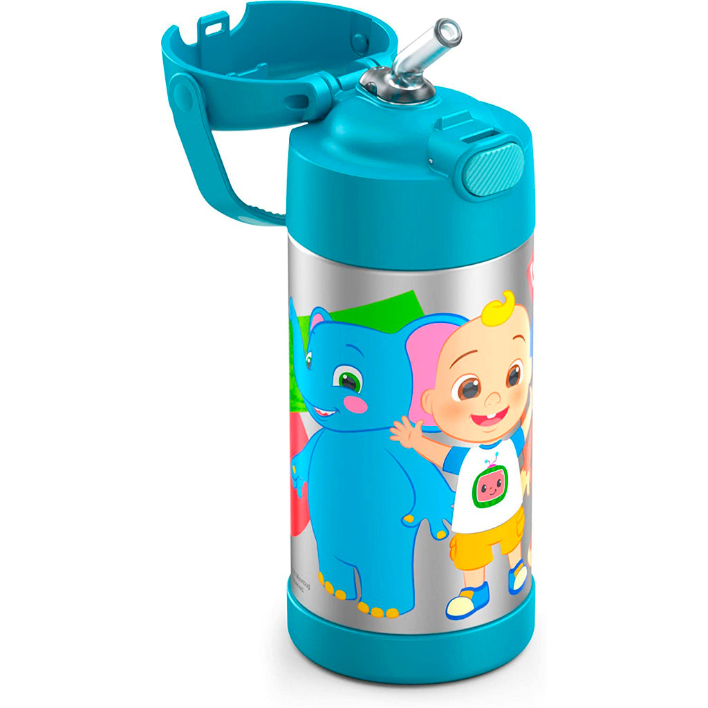Thermos 12oz FUNtainer Straw Bottle: Cocomelon